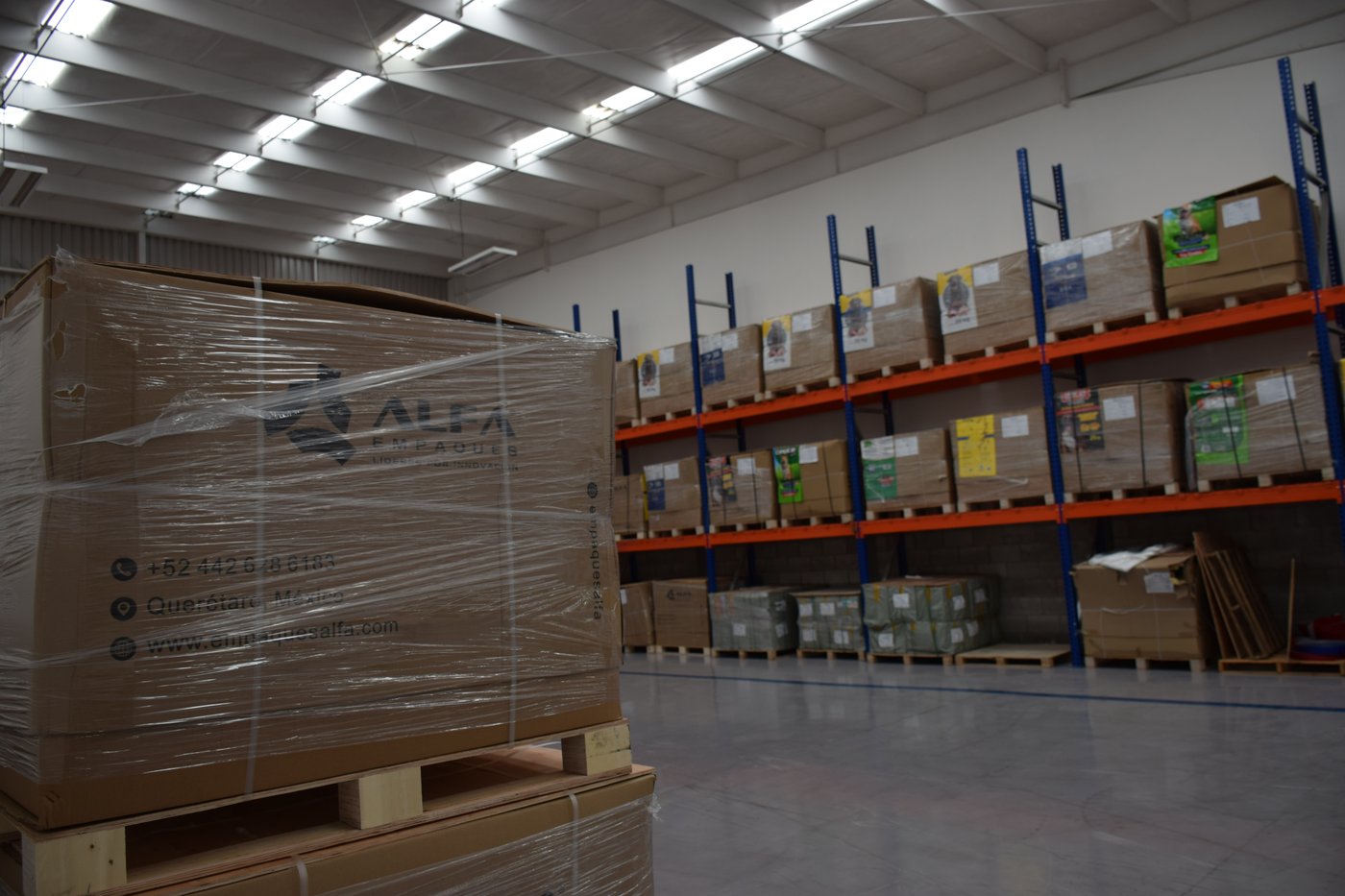 CEDIS Querétaro · pallets ALFA